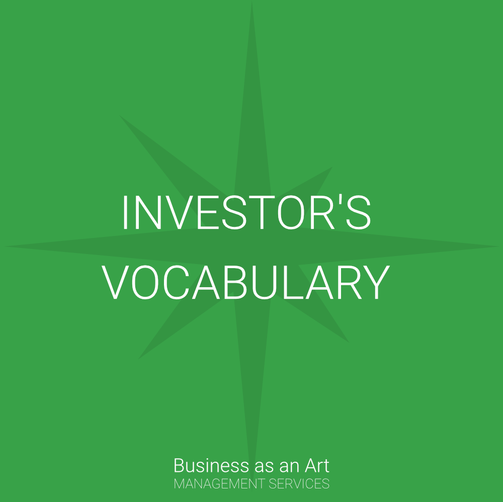 investors vocabulary
