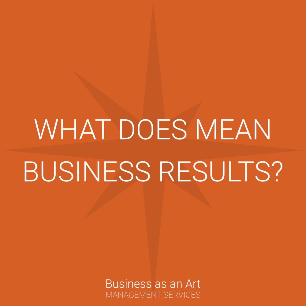 what does mean business results